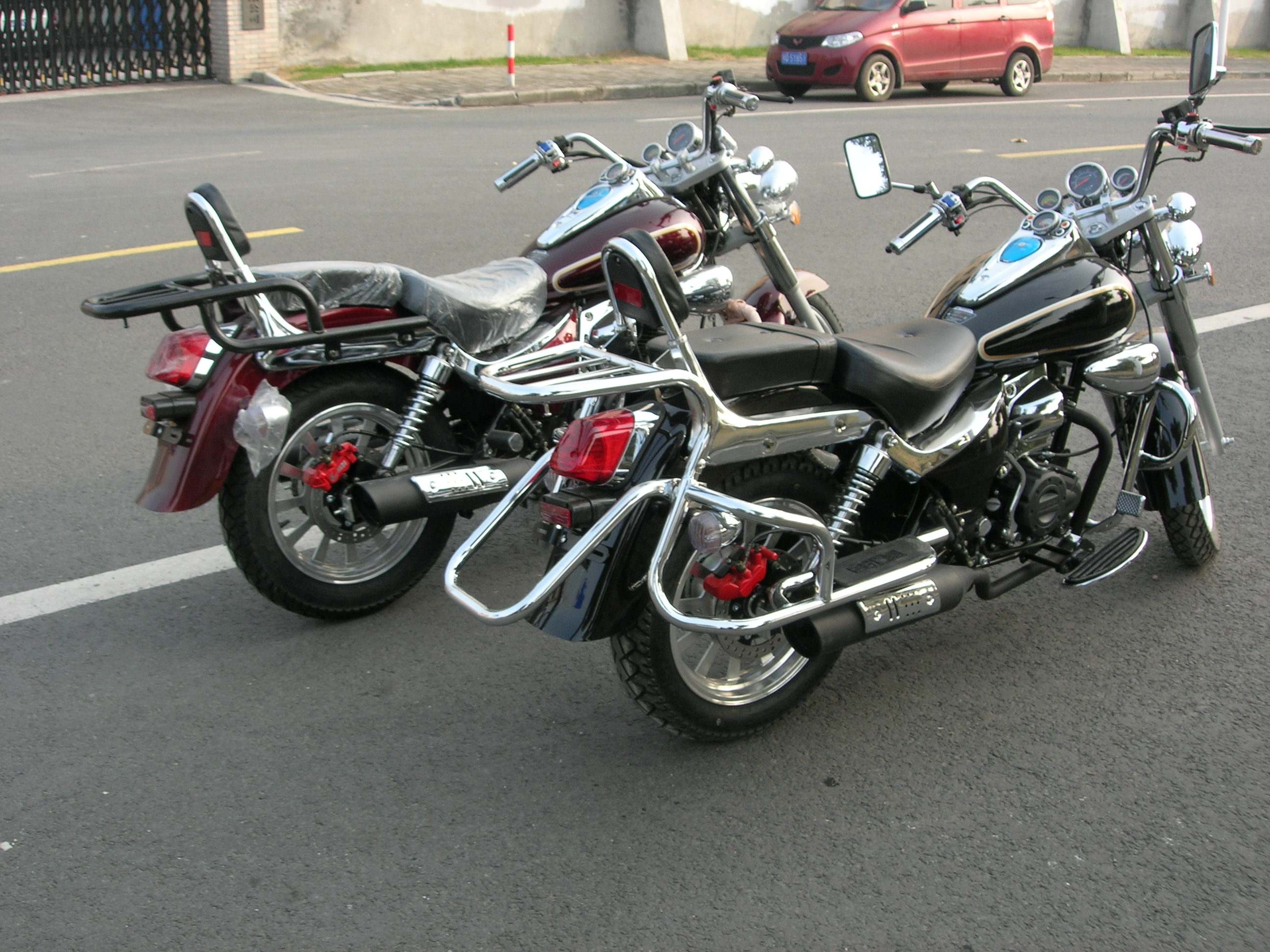 力帆宗申150发动机风暴太子哈雷复古摩托车骑士车跑车街车可上牌