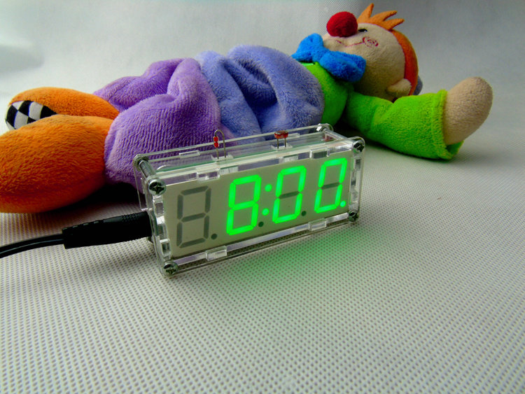 电子时钟制作套件diy led电子时钟套件 单片机led数字时钟散件