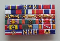 Kexin boutique: 6 rows of 3 grin medals medal epaulettes badge medals
