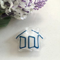 High-end PVC down tag bubble label custom-made custom-made clothes shape down ball bag inflatable cotton inflatable label