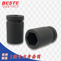 Wind gun sleeve head 1 inch heavy-duty socket set pneumatic wrench pneumatic hexagon tire sleeve