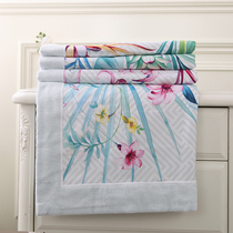 Ypoetry Home Gold pure cotton comfort double quilted cloth art towel by SK4084 upscale gift box special price