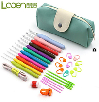 Crochet DIY hand hook wool crochet novice kit metal solid soft handle hook tool set