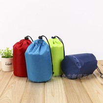 Waterproof nylon bunches pockets cylindrical bunches rope bags Clothing cashier bags Whole Draw Rope Bags Spot supply Inprint LOGO
