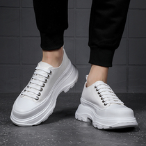 Star McKun with a minimalist low Help Canvas Shoes Men 100 hitch small white shoes thick bottom heightening Breathable Pine Pastry Shoes