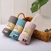 Factory direct refreshing fashion gauze waffle face towel comfortable skin-friendly yarn waffle towel