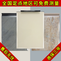 Cabinet door custom tempered glass invisible crystal steel cabinet door custom-made whole kitchen diamond door customized simple modern