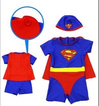 New special price childrens superman swimsuit Baby hot spring swimsuit boy one-piece plus size anti-uv swimsuit