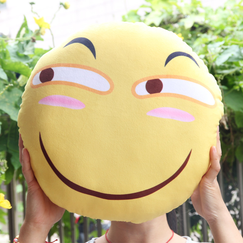 滑稽抱枕汽车表情抱枕车内车用害怕脸恶搞笑 装逼 神器 动漫周边