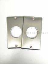 Panasonic Switch panel WN9614K WNF9514 Round hole metal panel for Japanese socket