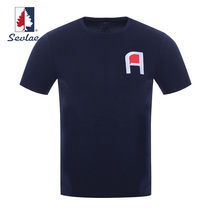 SEVLAE Saint Fry summer thin sports short sleeve men casual round neck quick-drying cotton T-shirt K122794530