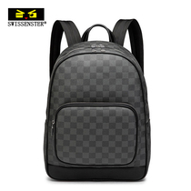 Svisons Star Double Shoulder Bag Men Casual Backpacks Fashion Trends School Bag Men Business Computer Bag Travel Leather Bag