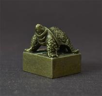 Turtle button Copper printing billet Copper printing billet Copper printing Seal engraving Seal engraving Gold stone seal engraving seal Copper seal