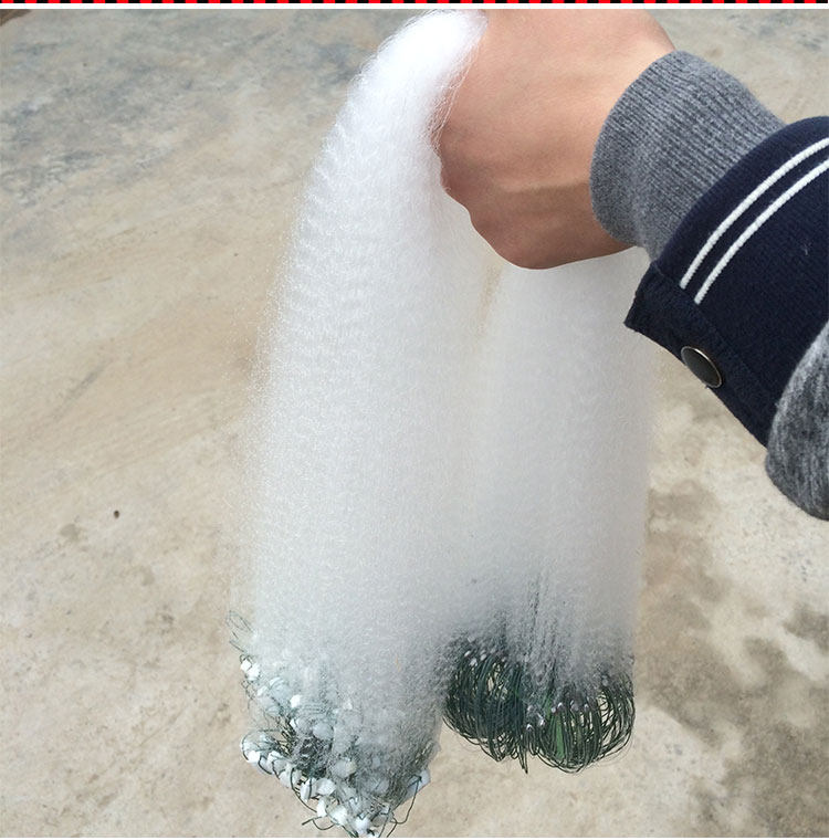 巢湖小鱼鱼网网鱼网一指鱼网粘网丝网单层捕鱼抓鱼网白条网粘鱼网