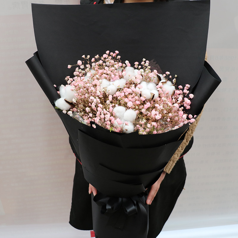 满天星花束鲜花情人节郑州同城速递开封洛阳南阳鹤壁安阳信阳送花