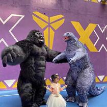 Kong Gas Model Godzilla Chimpanzee Plush Paparazzi open event tour Props Park Tour Interaction