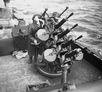 1700 WWII British Navy Quadruple Pack Vex Air Defense Machine Gun Resin Modification 12 Blocks