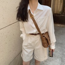 Mrs. Qian Sydney custom cotton linen casual pants womens spring 2020 new Korean loose slim Joker straight pants