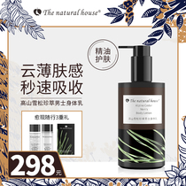 Natural Yashe Mens Cedar Body Lotion Moisturizing Moisturizing Autumn and Winter Body Moisturizing Milk Fragrance Lasting Fragrance