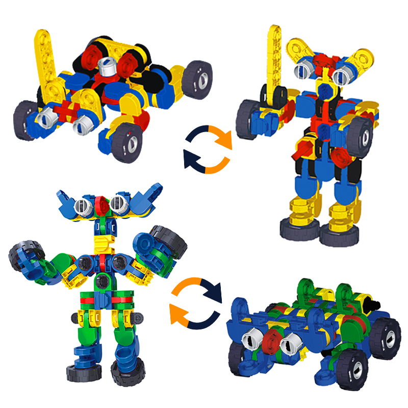 新年礼物儿童 礼物男女孩 益智积木玩具  迪宝乐变形积木 拼装玩产品展示图2