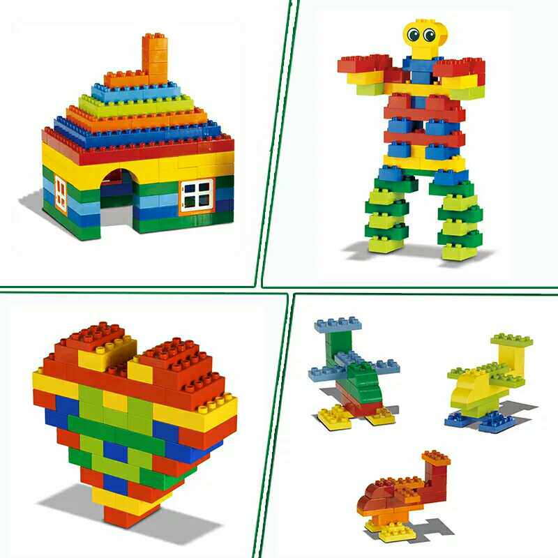 正品乐博士积木kj017兼容基础块拼插积木教具9090送全套教案_7折现价