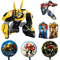 American Anagram Aluminum Foil Balloons Transformers Transformers Optimus Prime Bumblebee Birthday Balloons