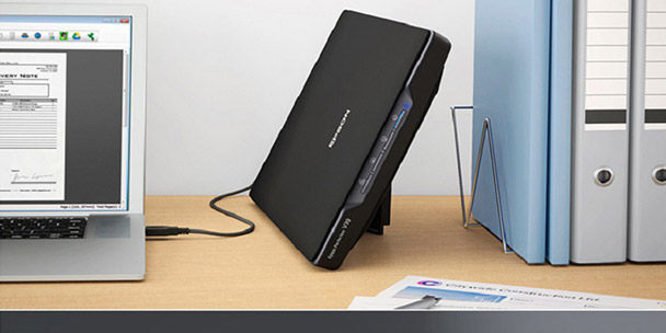爱普生epson v39商用办公soho轻薄便携ocr识别a4平板扫描仪