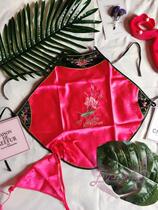 EvenVIPs Foreign Trade Original Single Ancient Pyjamas Upscale Embroidery Lace Adult Belly sexy erotics lingerie 2 pieces