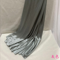 Wedding stage veil background arrangement ice silk fabric welcome area birthday dessert table decorated pearlescent ice silk silver gray