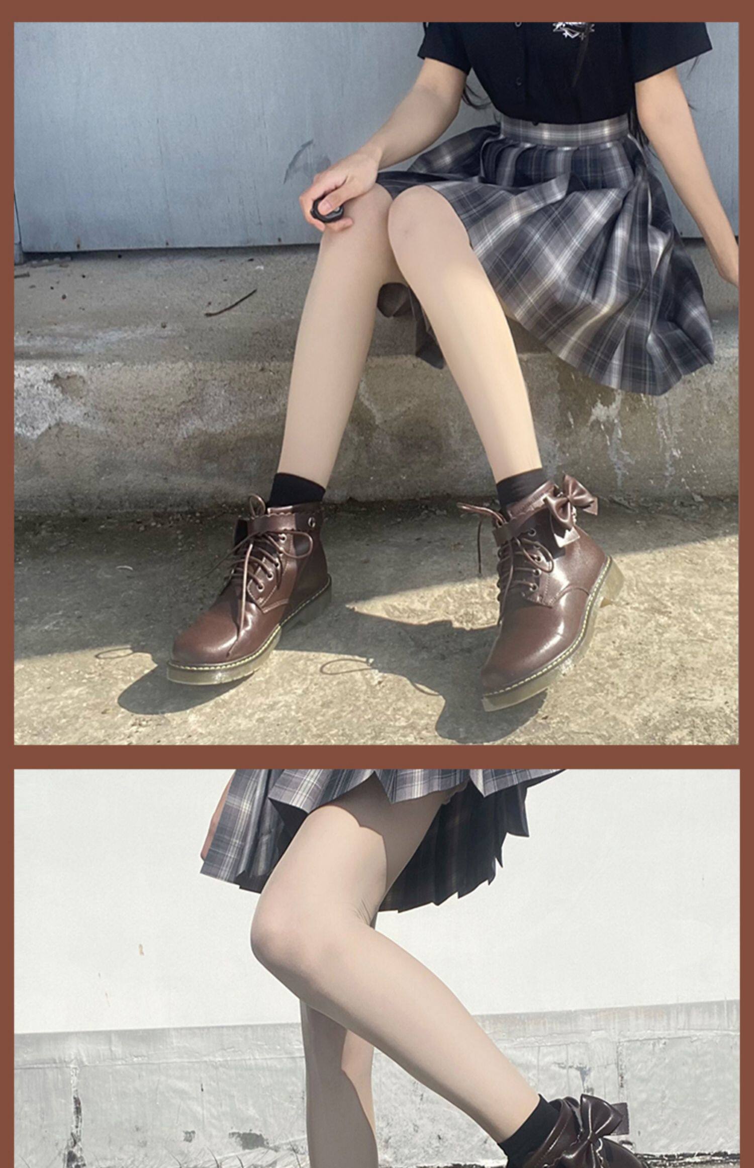 秋冬lolita马丁靴加绒洛丽塔鞋