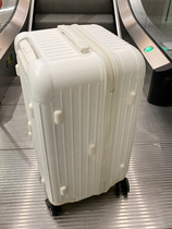 Japanese GP Qiao Jingjing with the same luggage female super-large capacity ultra-light trolley suitcase jennie solid color PC