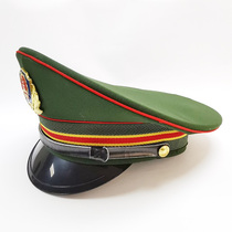 New inventory old goods 05 type military imitation wool olive green large-brimmed hat Veterans collection souvenir hat