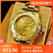 Invicta One Milau Gold Watch Men 13929 Gold Waterproof Automatic Mechanical Watch 9010OB
