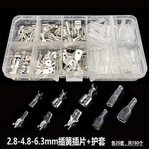 New cross-border version 180 2 8 4 8 6 3mm cold-pressed reed insert protective sleeve terminal block box