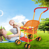 Burst Summer Wanwang wheels handmade baby plastic ivy chair trolley four-wheel double brake light child car