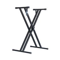 Double-tube X-type electronic piano rack with thicker ups and downs adjust folding stretcher general electric piano ancient kite rack