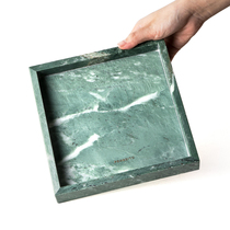 PRANSITO Yuandu home time-gone natural marble Nordic light luxury square aromatherapy storage photo tray