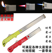 Igniter gas stove kitchen natural gas fire gun ignition gun rack put lighter long handle lengthened fire stick