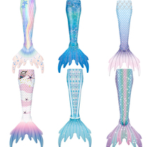 Child Mermaid Tail Girl Swimsuit Mermaid Performance Clothing Little Girl Spa Baby Birthday Clothes