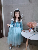 Frozen 2 same Aisha princess dress Children Aisha dress birthday dress dress elsa skirt