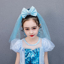 Ice Chic Edge 2 Love Salsa Hair Hoop Children Love Sasha Hair Lace Butterfly Knot Headwear 61 Children Performance Ornaments