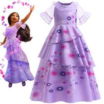 2022 magic full house Encanto girl Isabella Liandress child cosplay performance costumes