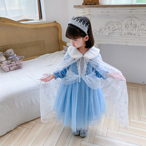 Ice and snow Chienas Princess Leia Princess Beatles Childrens birthday The Beatles Cape Girls cape girl Halloween costumes