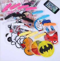 Hot spring mobile phone waterproof bag cartoon cute transparent mobile phone cover drifting swimming touchable universal custom LOGO