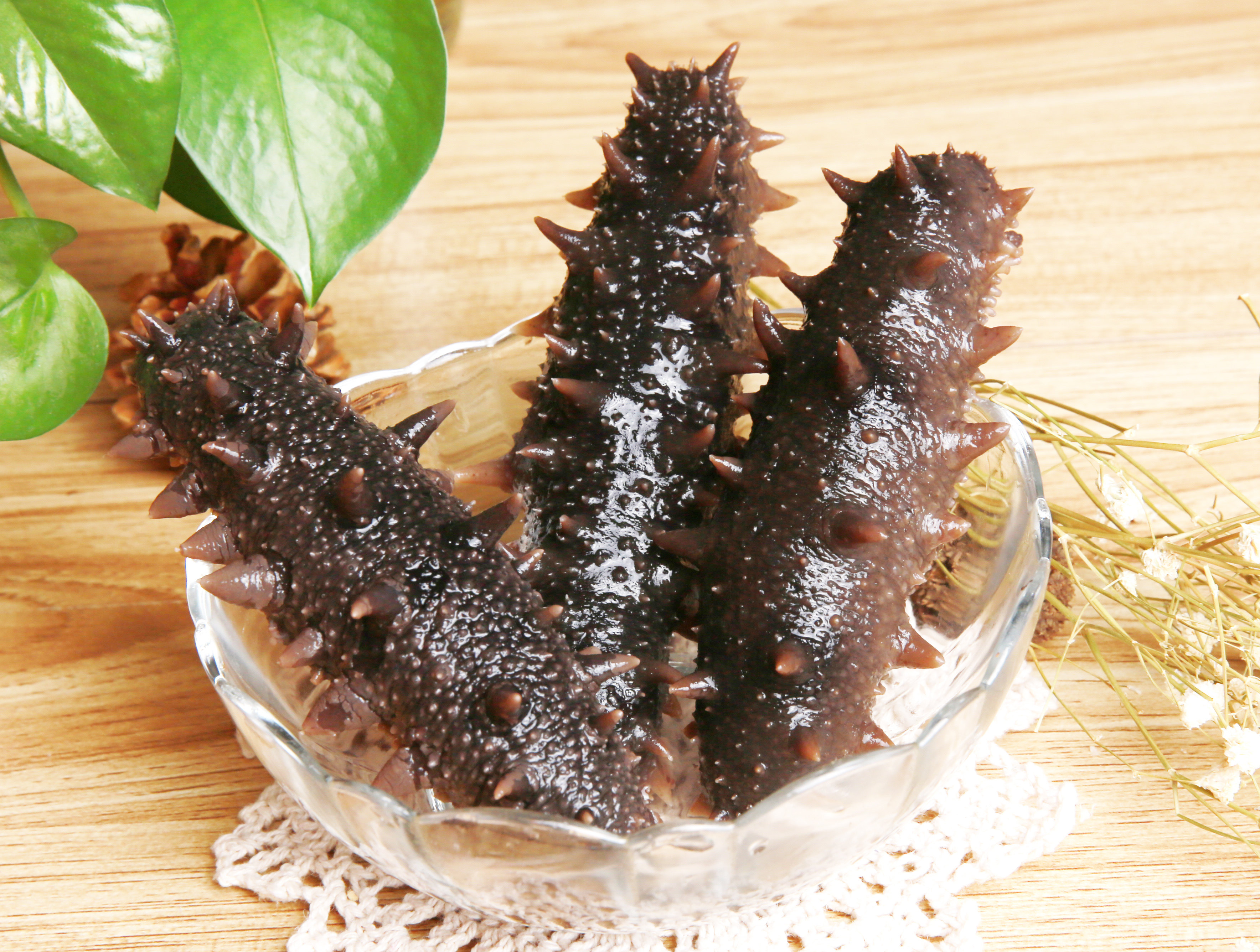 干海参 纯淡干海参干货大连 野生刺参8年无添加包邮涨发即食.