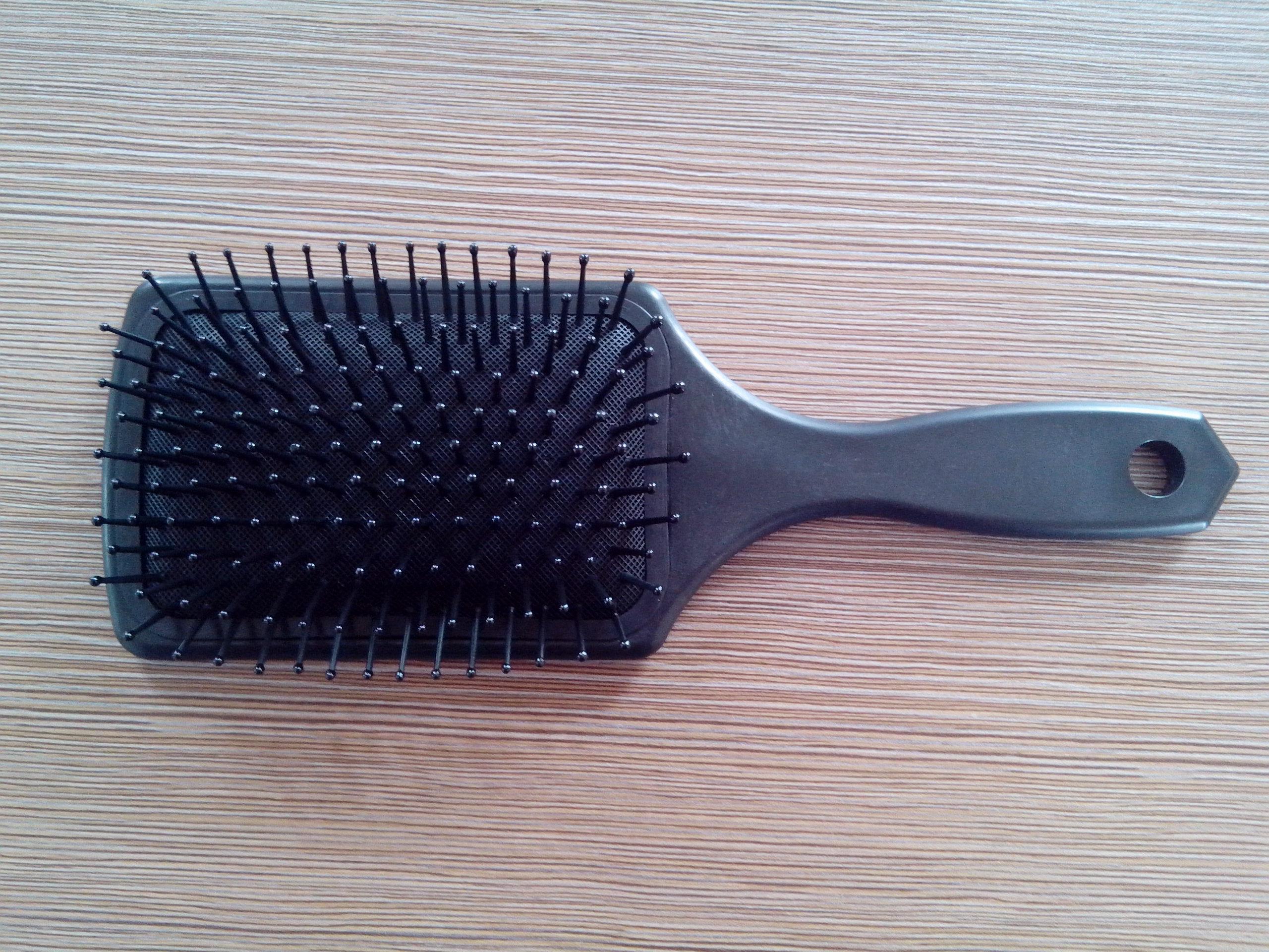 气囊宽齿扁梳子 塑料大板梳 气囊梳 按摩