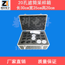Zunco Electronics Manufacturer Direct Selling Special Price Sales 20 Holes Glass Fiber Filter Cylinder Sampling Storage Box