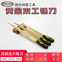 File Gold file Hardwood file Fine tooth pointed woodworking grinding tool Double-sided mahogany shaping file Wood file