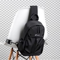 Hong Kong Tide Card Kangaroo Waterproof Chest Bag Slanted Satchel Satchel Hanhan Edition Street Casual Fashion Single Shoulder Bag Small Backpack