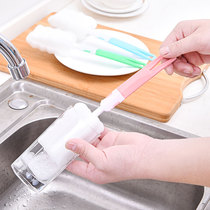 Home Wash Cup Brush Removable Wash Cup Brushed Kitchen Stay-at-home Sponge Brushed Glass Holder Brushed Glass Cup Lengthening Handle